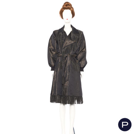 YVES SAINT LAURENT RIVE GAUCHE - AUTOMNE-HIVER 1992/93 - MANTEAU