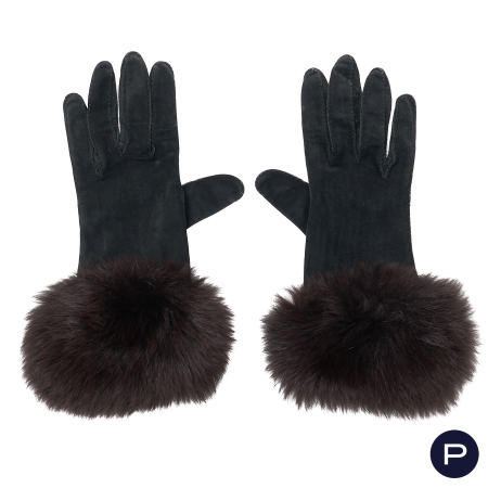 CHRISTIAN DIOR GANTS, ANONYME - PAIRE DE GANTS, COL