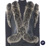 YVES SALOMON - VESTE SANS MANCHES