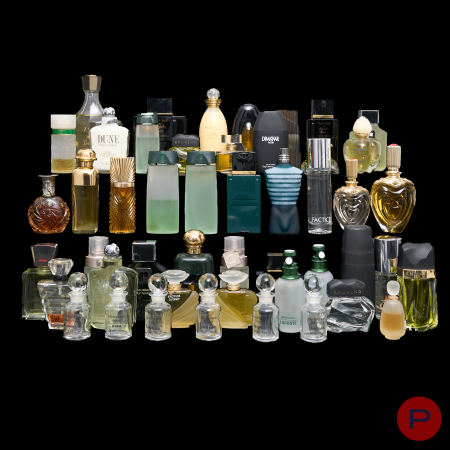 ISSEY MIYAKE, ROCHAS, MUGLER, AZZARO, EMANUEL UNGARO, ESCADA, LANVIN, PALOMA PICASSO, CLAUDE MONTANA, PATOU, DOLCE & GABBANA, HERMÈS, LACOSTE, JEAN-LOUIS SCHERRER