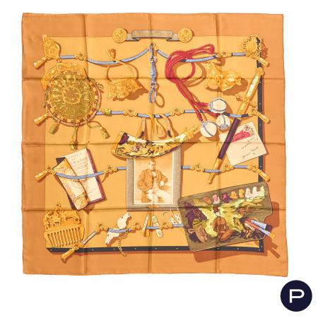 HERMÈS X CATY LATHAM - CARRÉ