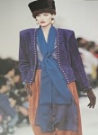 YVES SAINT LAURENT RIVE GAUCHE - AUTOMNE-HIVER 1989/90 - VESTE
