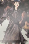 YVES SAINT LAURENT RIVE GAUCHE - AUTOMNE-HIVER 1992/93 - MANTEAU