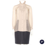 GIVENCHY, VALENTINO BOUTIQUE - BLOUSE, JUPE