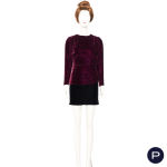 STUDIO COUTURE EMANUEL UNGARO, UNGARO PARALLÈLE - CIRCA 1990 - HAUT, JUPE