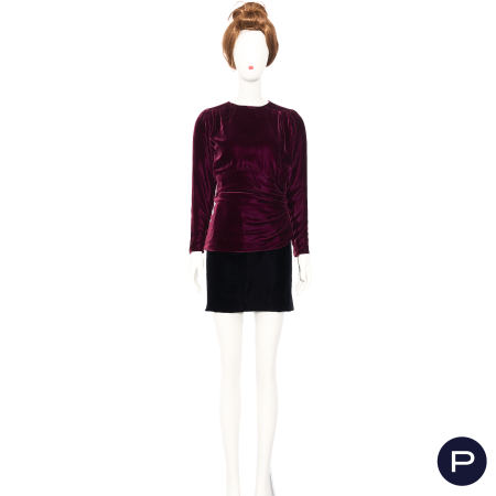 STUDIO COUTURE EMANUEL UNGARO, UNGARO PARALLÈLE - CIRCA 1990 - HAUT, JUPE