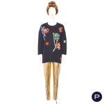 ESCADA X MARGARETHA LEY - CIRCA 1990 - PULL-OVER