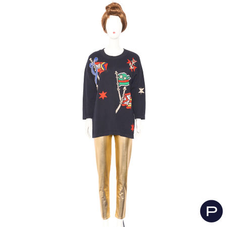 ESCADA X MARGARETHA LEY - CIRCA 1990 - PULL-OVER