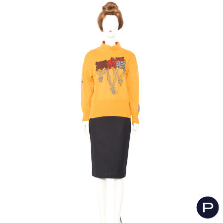 ESCADA X MARGARETHA LEY - CIRCA 1990 - PULL-OVER