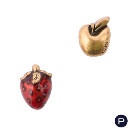 MARC JACOBS- PAIRE DE BOUCLES D'OREILLES