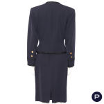 SAINT LAURENT RIVE GAUCHE - LATE 1980'S - ENSEMBLE, VESTE CROISÉE, JUPE