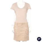 HELMUT LANG, BALENCIAGA - CIRCA 1988, CIRCA 2002 - T-SHIRT, MINI-JUPE