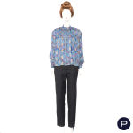 SAINT LAURENT RIVE GAUCHE - CIRCA 1980 - BLOUSE