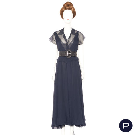 CHANEL X KARL LAGERFELD - 2000/10'S - ENSEMBLE, BOLÉRO, ROBE