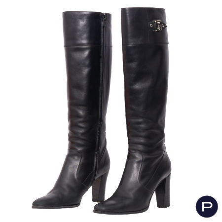 HERMÈS - PAIRE DE BOTTES