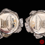 PACO RABANNE - 1990'S- PAIRE DE BOUCLES D'OREILLES