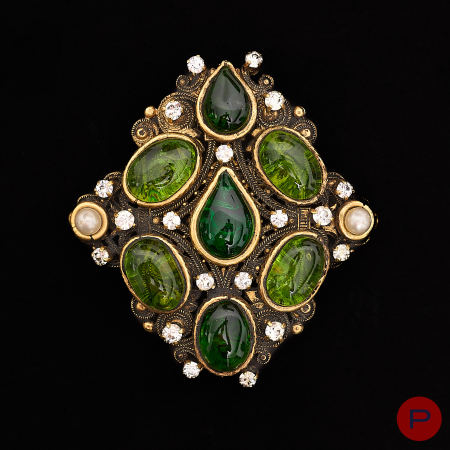 CHANEL - 1970/80'S- BROCHE-PENDENTIF