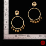 CHANEL - CIRCA 1980- PAIRE DE BOUCLES D'OREILLES