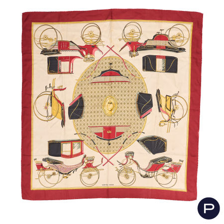 HERMÈS X FRANÇOISE DE LA PERRIÈRE - CARRÉ