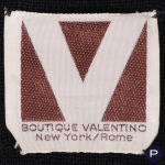 VALENTINO BOUTIQUE - PRINTEMPS-ÉTÉ 1972 - ROBE