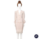 VALENTINO NIGHT - CIRCA 1990 - ENSEMBLE, VESTE, JUPE