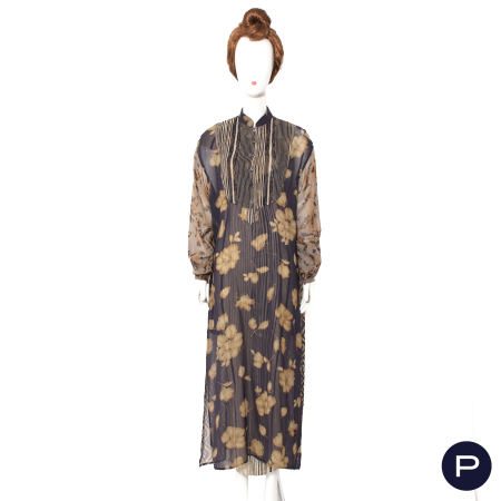 ETRO - ENSEMBLE, ROBE, FOND DE ROBE, HAUT, LEGGING