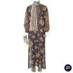ETRO - ENSEMBLE, ROBE, FOND DE ROBE, HAUT, LEGGING