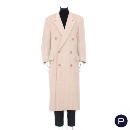 EMANUEL UNGARO UOMO - EARLY 1980'S - MANTEAU CROISÉ POUR HOMME