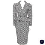 EMANUEL UNGARO COUTURE - 1985 - TAILLEUR, CARACO