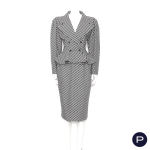 EMANUEL UNGARO COUTURE - 1985 - TAILLEUR, CARACO