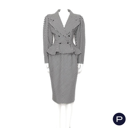 EMANUEL UNGARO COUTURE - 1985 - TAILLEUR, CARACO