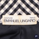EMANUEL UNGARO COUTURE - 1985 - TAILLEUR, CARACO