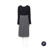 CHANEL - AUTOMNE-HIVER 1956/57 - ENSEMBLE, VESTE, BLOUSE, JUPE