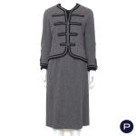 CHANEL - AUTOMNE-HIVER 1956/57 - ENSEMBLE, VESTE, BLOUSE, JUPE