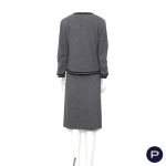 CHANEL - AUTOMNE-HIVER 1956/57 - ENSEMBLE, VESTE, BLOUSE, JUPE