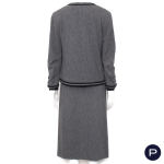 CHANEL - AUTOMNE-HIVER 1956/57 - ENSEMBLE, VESTE, BLOUSE, JUPE