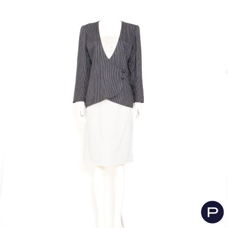 EMANUEL UNGARO PARALLÈLE - 1980'S - VESTE CROISÉE