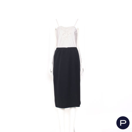 EMANUEL UNGARO PARALLÈLE - 1980'S - JUPE PORTEFEUILLE