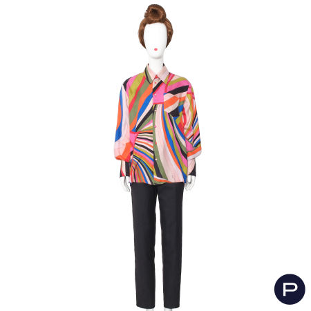 EMILIO PUCCI X CAMILLE MICELI - PRINTEMPS-ÉTÉ 2023 - BLOUSE