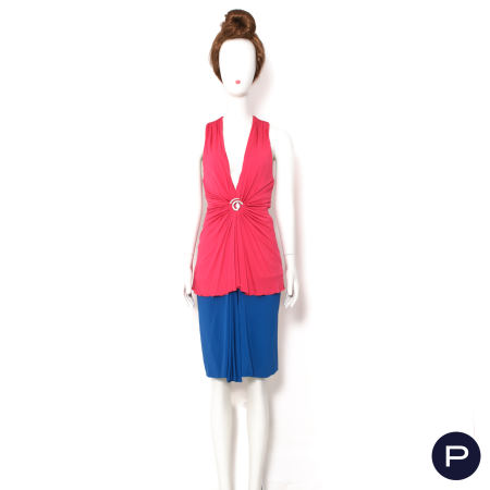 I LOVE YOU ! ROBERTO CAVALLI - 2000'S - HAUT, JUPE