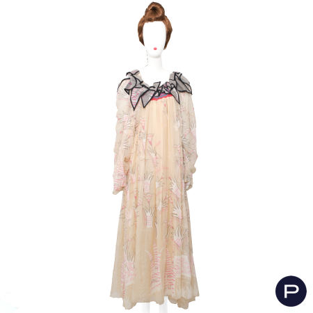 ZANDRA RHODES - AUTOMNE-HIVER 1975/76 - ROBE