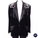 CLAUDE MONTANA POUR IDÉAL CUIR - 1984 - VESTE