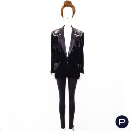 CLAUDE MONTANA POUR IDÉAL CUIR - 1984 - VESTE