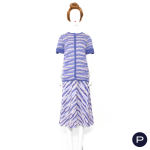 GIVENCHY NOUVELLE BOUTIQUE - 1970'S - ENSEMBLE, TWIN-SET, JUPE