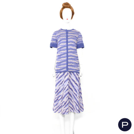 GIVENCHY NOUVELLE BOUTIQUE - 1970'S - ENSEMBLE, TWIN-SET, JUPE