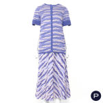 GIVENCHY NOUVELLE BOUTIQUE - 1970'S - ENSEMBLE, TWIN-SET, JUPE