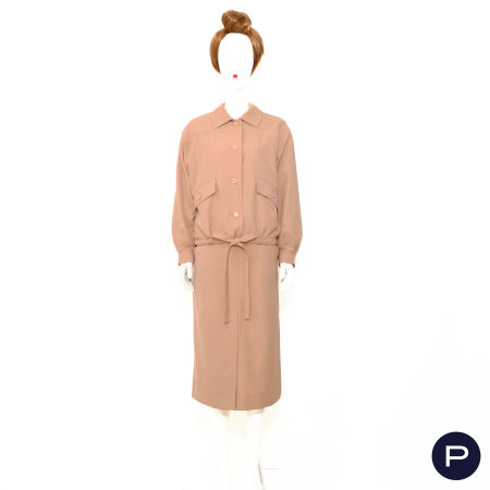 GIVENCHY NOUVELLE BOUTIQUE - CIRCA 1975/80 - ENSEMBLE, BLOUSON, JUPE