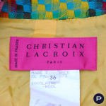 CHRISTIAN LACROIX - PRINTEMPS-ÉTÉ 1996 - VESTE CROISÉE