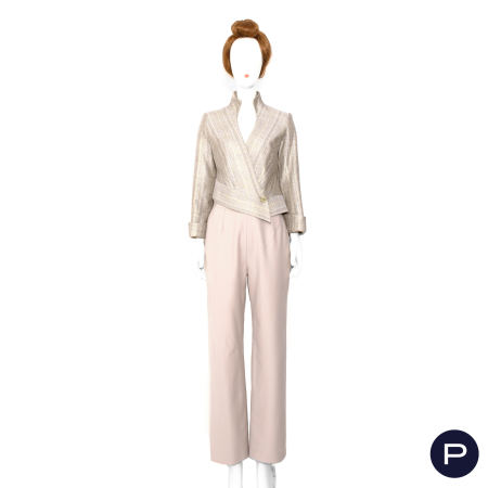 JACQUES FATH - CIRCA 1990 - ENSEMBLE DU SOIR, VESTE, PANTALON