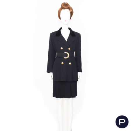 GIVENCHY BOUTIQUES - CIRCA 1990 - ENSEMBLE, VESTE, JUPE